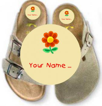 24 Round Shoe Labels