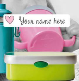 48 Stick on Name Labels | School Name Labels