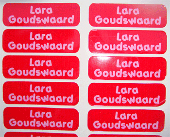Labels Name Stickers