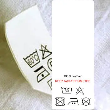 Care Labels Small Quantities