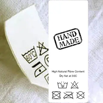 Washing Instruction Labels
