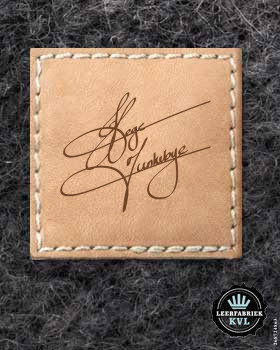 Custom Leather Labels with Logo | Personalised Leather Tags for Clothing | Leather Labels | Leather Tags