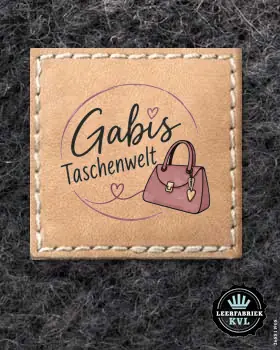 Vegan Leather Labels