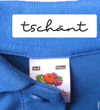 Iron On Brand Labels