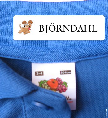 Iron On Name Tags For Clothes